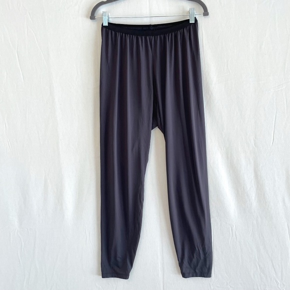 Patagonia Capilene Black Base Layer Pants Elastic Waist Size XL - Picture 1 of 8